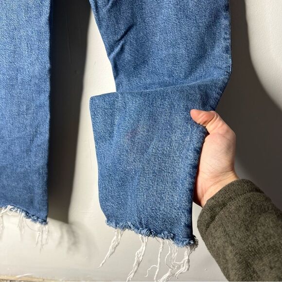 J Crew Classic Straight Raw Hem Blue Jeans size 27 - Picture 11 of 12